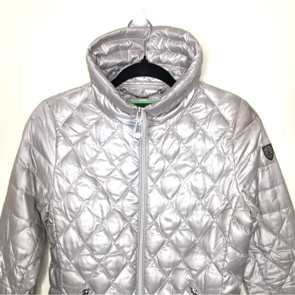 Vince Camuto Quilted Duck Feather Down Puffer Jacket - Picture 5 of 11